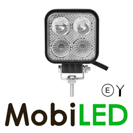 Lampe de travail 12W carrée bleue E-marque Lampe de travail 12W carrée bleue E-marque