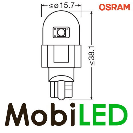 OSRAM OSRAM W16W (W2.1x9.5d) LEDriving SL (921DWP) Wit