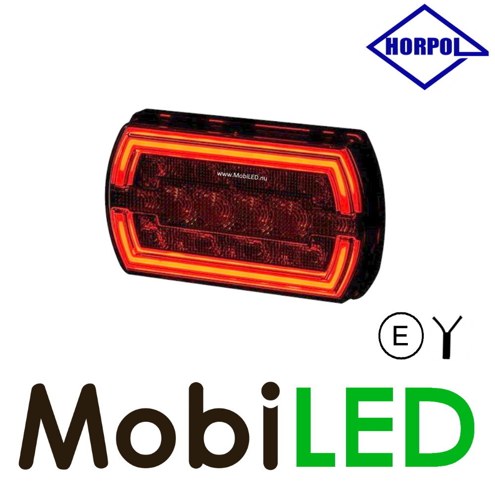 HORPOL Horpol Feu arrière 3 fonctions E-marque HORPOL Horpol Feu arrière 3 fonctions E-marque