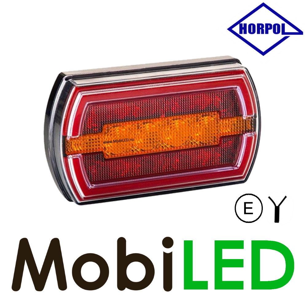 HORPOL Horpol Feu arrière 3 fonctions E-marque HORPOL Horpol Feu arrière 3 fonctions E-marque