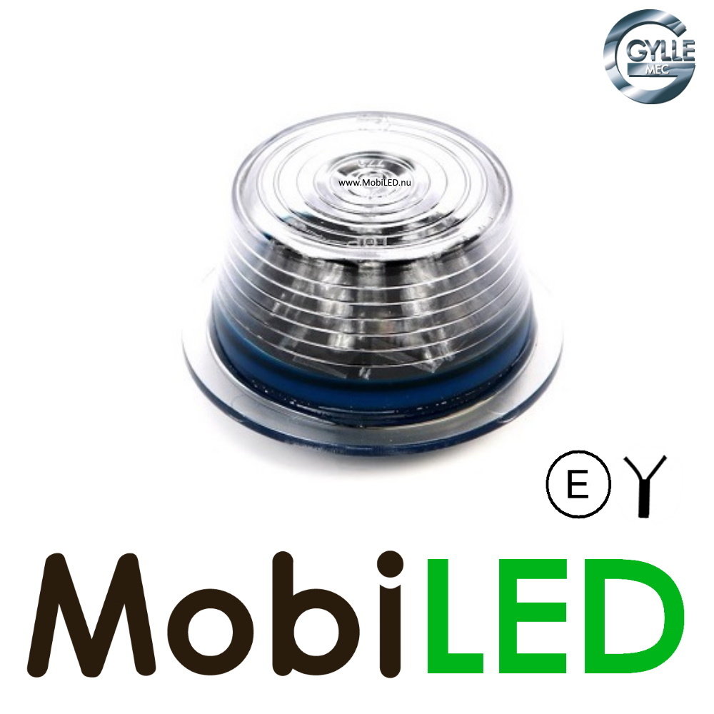 Gylle Unité Gylle modèle danois blanc transparent 12-24 volts E-mark Gylle Unité Gylle modèle danois blanc transparent 12-24 volts E-mark