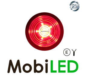Gylle Gylle unité modèle danois rouge transparent 12-24V Gylle Gylle unité modèle danois rouge transparent 12-24V