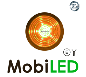 Gylle Gylle unit Deens model amber transparant 12-24V Gylle Gylle unit Deens model amber transparant 12-24V
