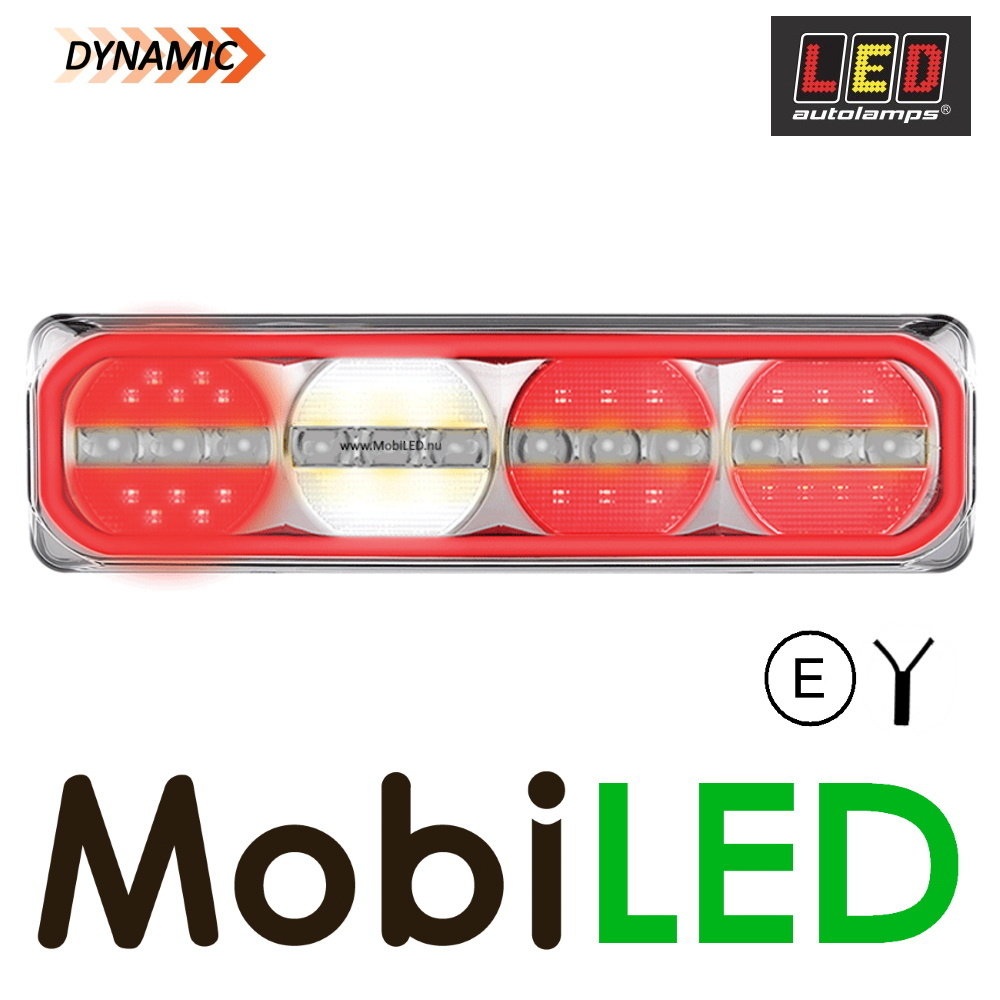 LED autolamps LED autolamps Dynamisch achterlicht 5 functies 12-24 volt LED autolamps LED autolamps Dynamisch achterlicht 5 functies 12-24 volt