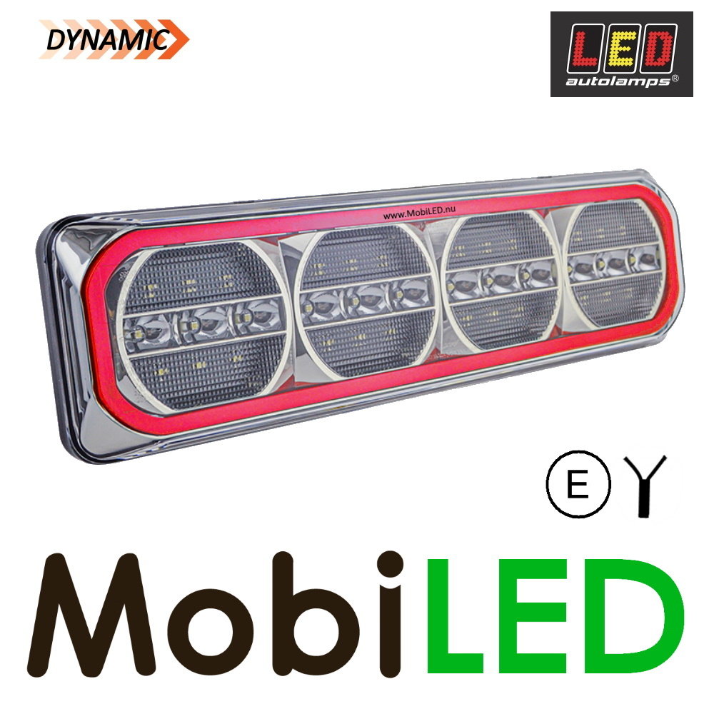 LED autolamps LED autolamps Dynamisch achterlicht 5 functies 12-24 volt LED autolamps LED autolamps Dynamisch achterlicht 5 functies 12-24 volt