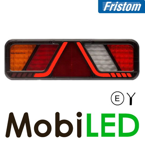 Fristom Rear light 5 functions reflector side marking left 24V E-mark Fristom Rear light 5 functions reflector side marking left 24V E-mark