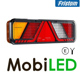 Fristom Feu arrière 5 fonctions marquage latéral NEON look 24V gauche Fristom Feu arrière 5 fonctions marquage latéral NEON look 24V gauche