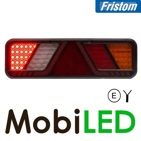 Fristom Feu arrière 5 fonctions réflecteur marquage latéral droit 24V E-marque Fristom Feu arrière 5 fonctions réflecteur marquage latéral droit 24V E-marque
