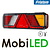 Rear light 5 functions reflector side marking right