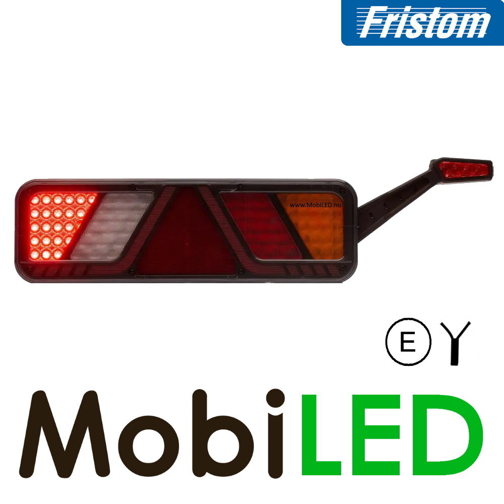 Fristom Feu arrière 5 fonctions réflecteur marquage largeur droit 24V E-marque