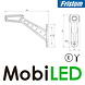 Fristom Fristom Pendellamp schuin model Links  E-keur