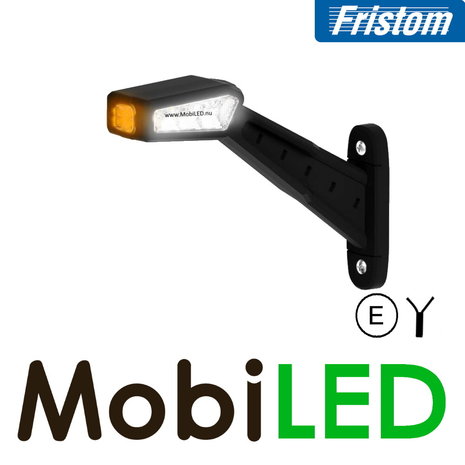 Fristom Pendellamp schuin model Rechts E-keur rood/amber/wit 12-24 volt