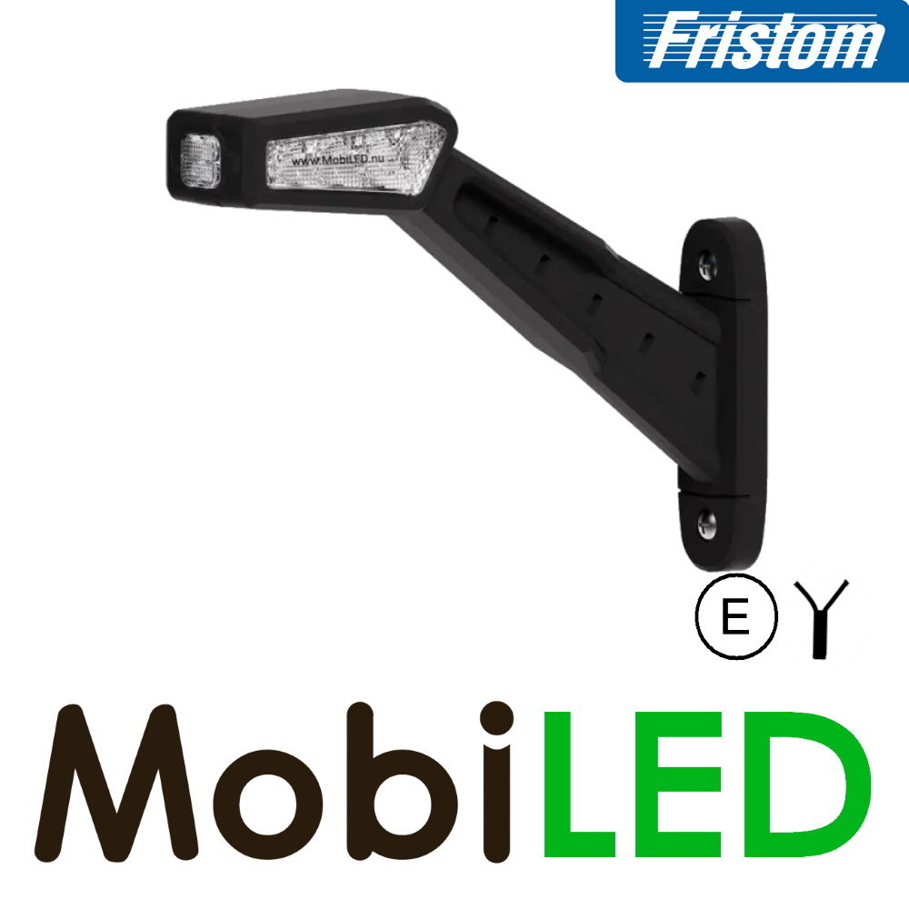 Fristom Pendellamp schuin model Rechts E-keur rood/amber/wit 12-24 volt
