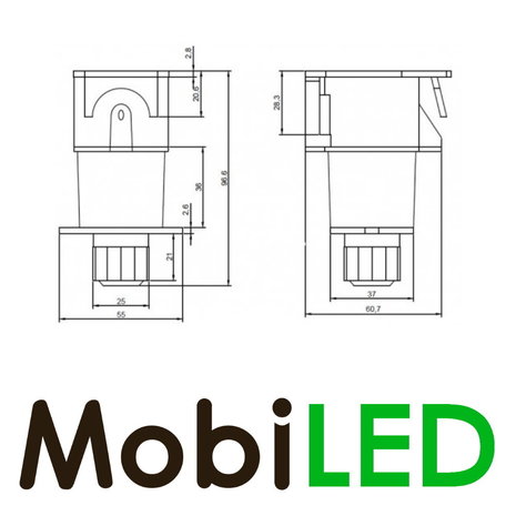 Plastic socket 12 volts type 1 and 7 pins Plastic socket 12 volts type 1 and 7 pins