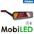 Rear light 5 functions reflector width marking left