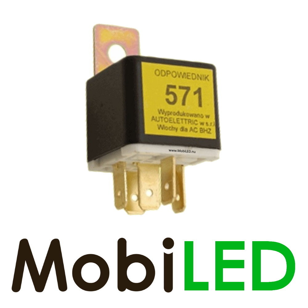 Maak-breek relais 571, 24 volt Maak-breek relais 571, 24 volt