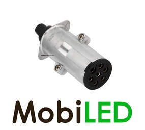 Fiche aluminium 24V type N, 7 broches Fiche aluminium 24V type N, 7 broches