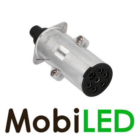 Aluminum plug 24 volts type N, 7 pins Aluminum plug 24 volts type N, 7 pins