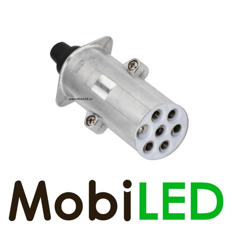 Aluminum plug 24 V type S, 7 pins Aluminum plug 24 V type S, 7 pins