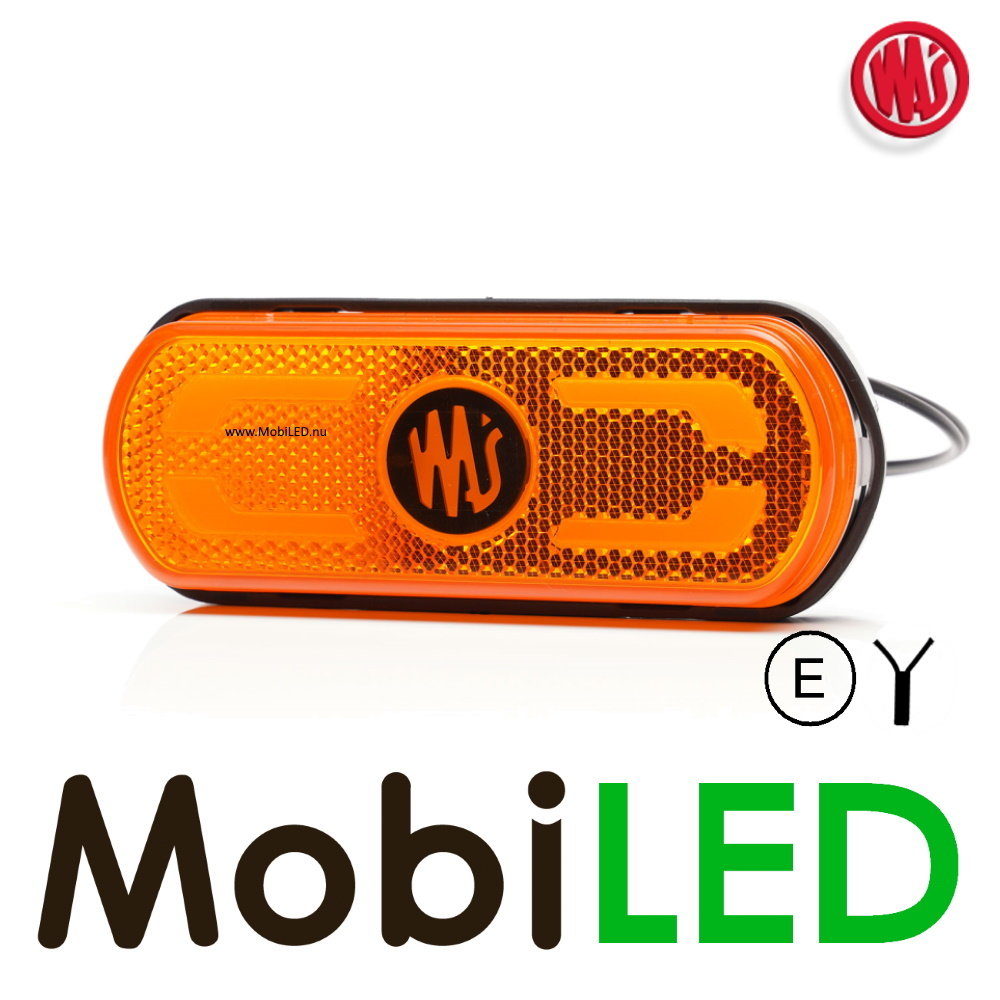 WAS WAS zijmarkering met projectie lijn amber E-keur