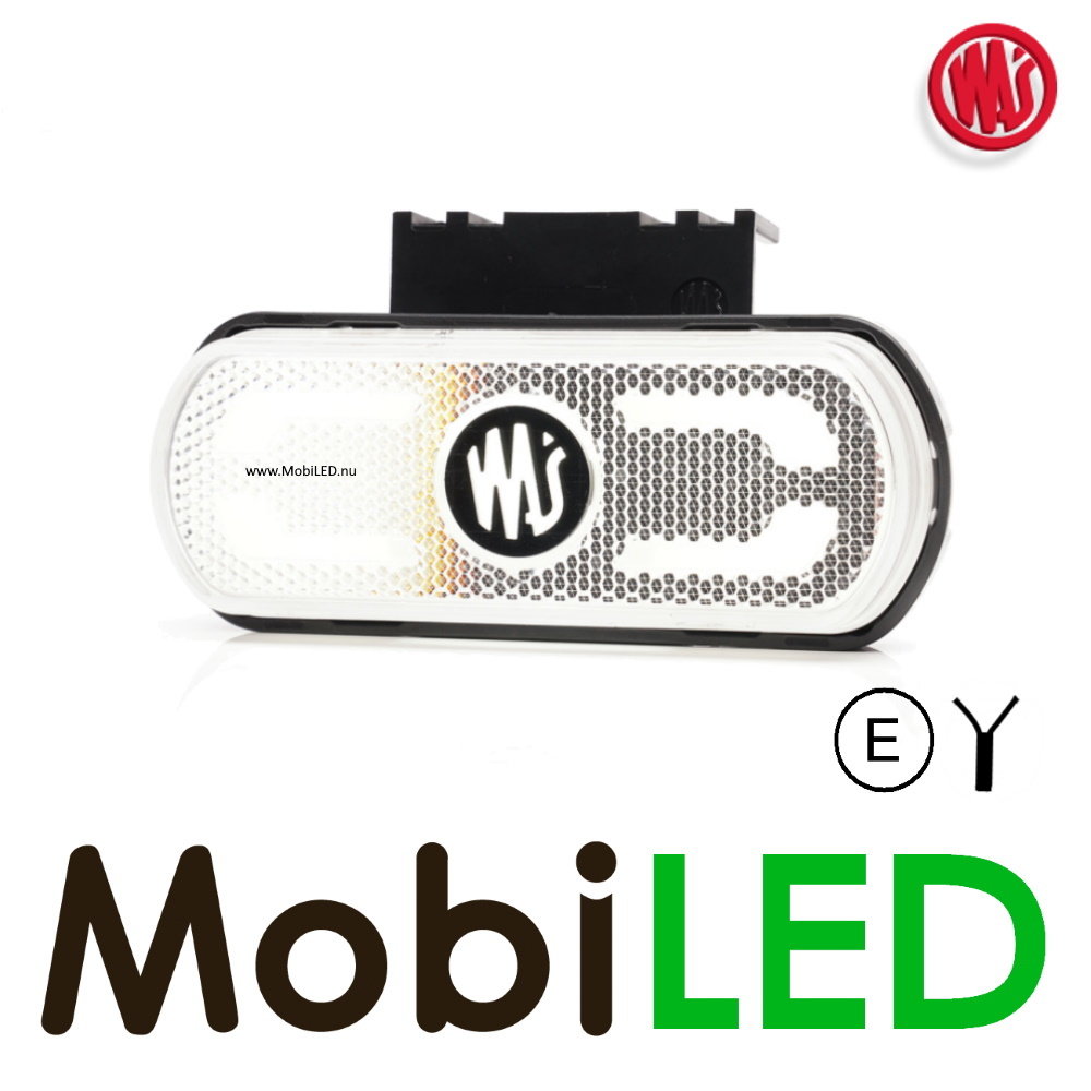 WAS WAS zijmarkering met projectie lijn wit E-keur