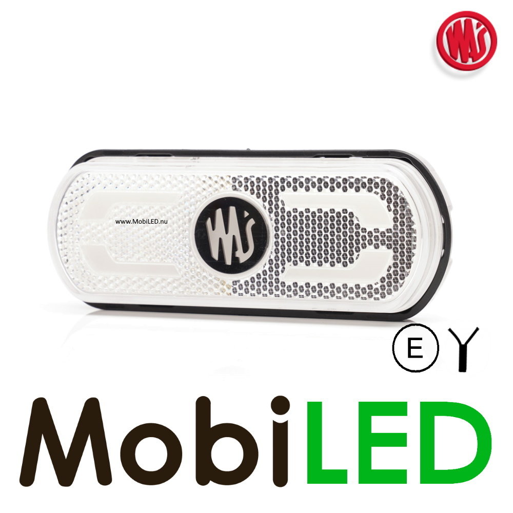 WAS WAS side marking with projection line white E-mark WAS WAS side marking with projection line white E-mark