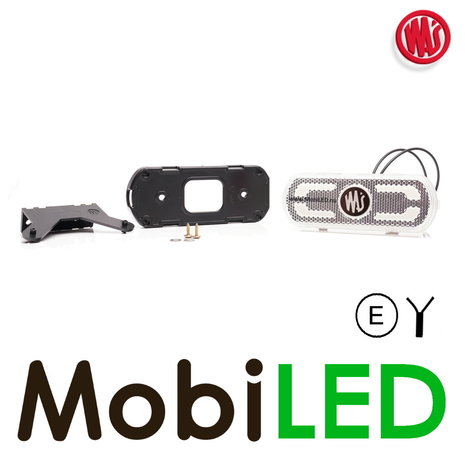 WAS WAS zijmarkering met projectie lijn wit E-keur