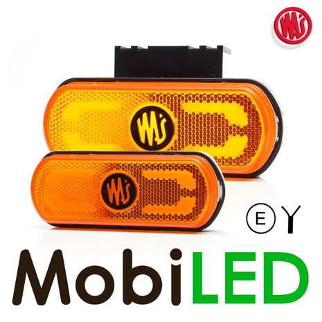 WAS WAS zijmarkering met projectie lijn amber E-keur