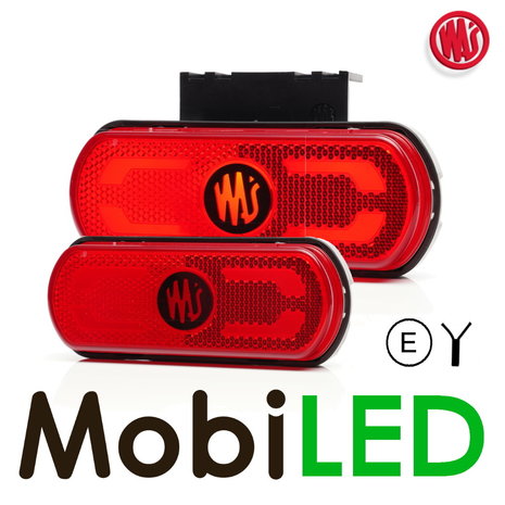 WAS WAS marquage latéral avec ligne de projection rouge E-mark