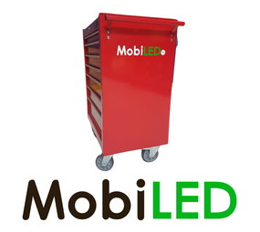 MobiLED Sticker 30cm transparant met witte letters MobiLED Sticker 30cm transparant met witte letters