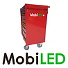 MobiLED Sticker transparent with white letters MobiLED Sticker transparent with white letters