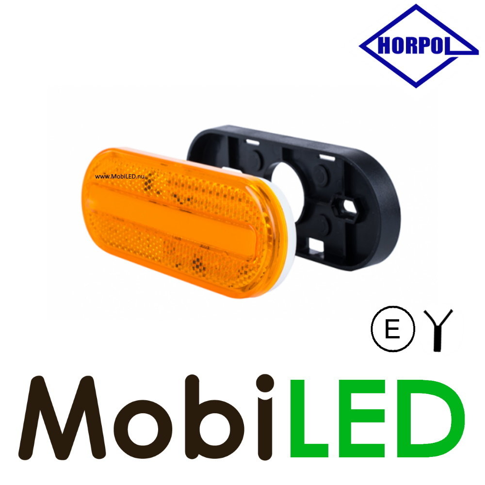 HORPOL Horpol Zijmarkering amber ovaal NEON look E-keur