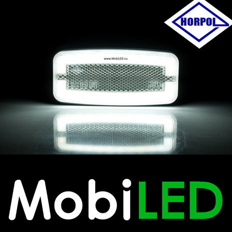 HORPOL Horpol Zijmarkering rechthoekig wit NEON look E-keur