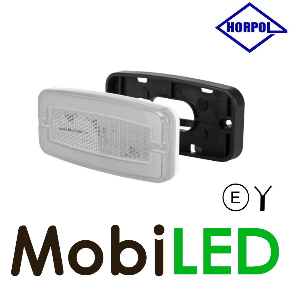HORPOL Horpol Marquage latéral rectangulaire blanc NEON look E-marque