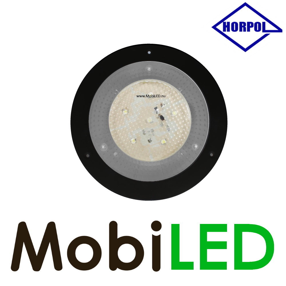 HORPOL Horpol Round interior lighting black flush-mount 12-24 volts