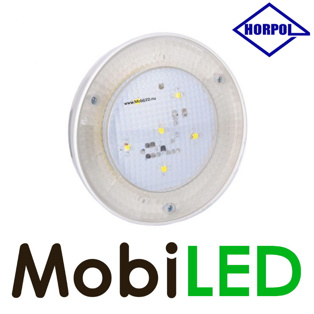 HORPOL Horpol Ronde interieurverlichting wit opbouw-model 12-24 volt