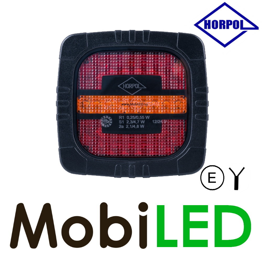HORPOL Horpol Rear light Roca 3 functions E-mark HORPOL Horpol Rear light Roca 3 functions E-mark