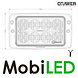 Crawer Inbouw werklamp 40 watt EMC (LED vervangingsunit Hella) Crawer Inbouw werklamp 40 watt EMC (LED vervangingsunit Hella)