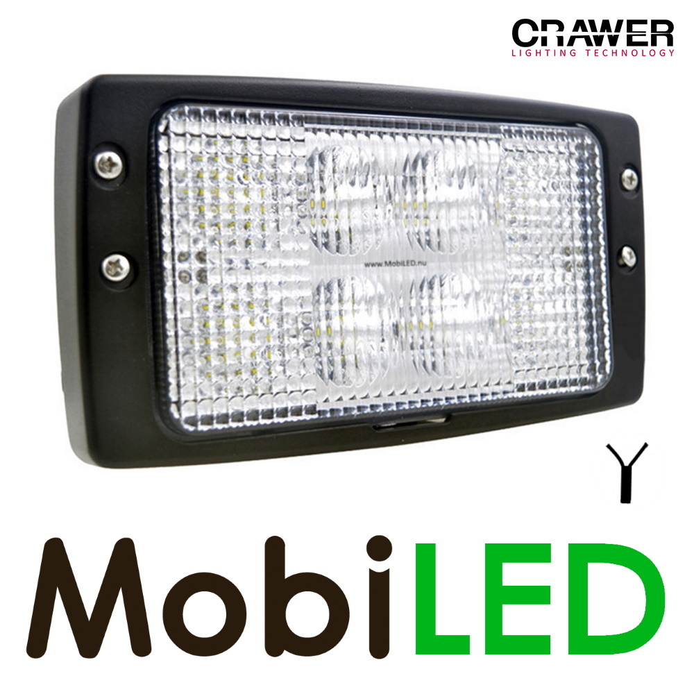 MobiLED  Tracteur LED phare encastré 40W (H4) - MobiLED