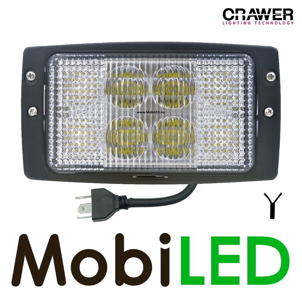 Crawer Inbouw koplamp 40W EMC (LED vervangingsunit Hella) Crawer Inbouw koplamp 40W EMC (LED vervangingsunit Hella)