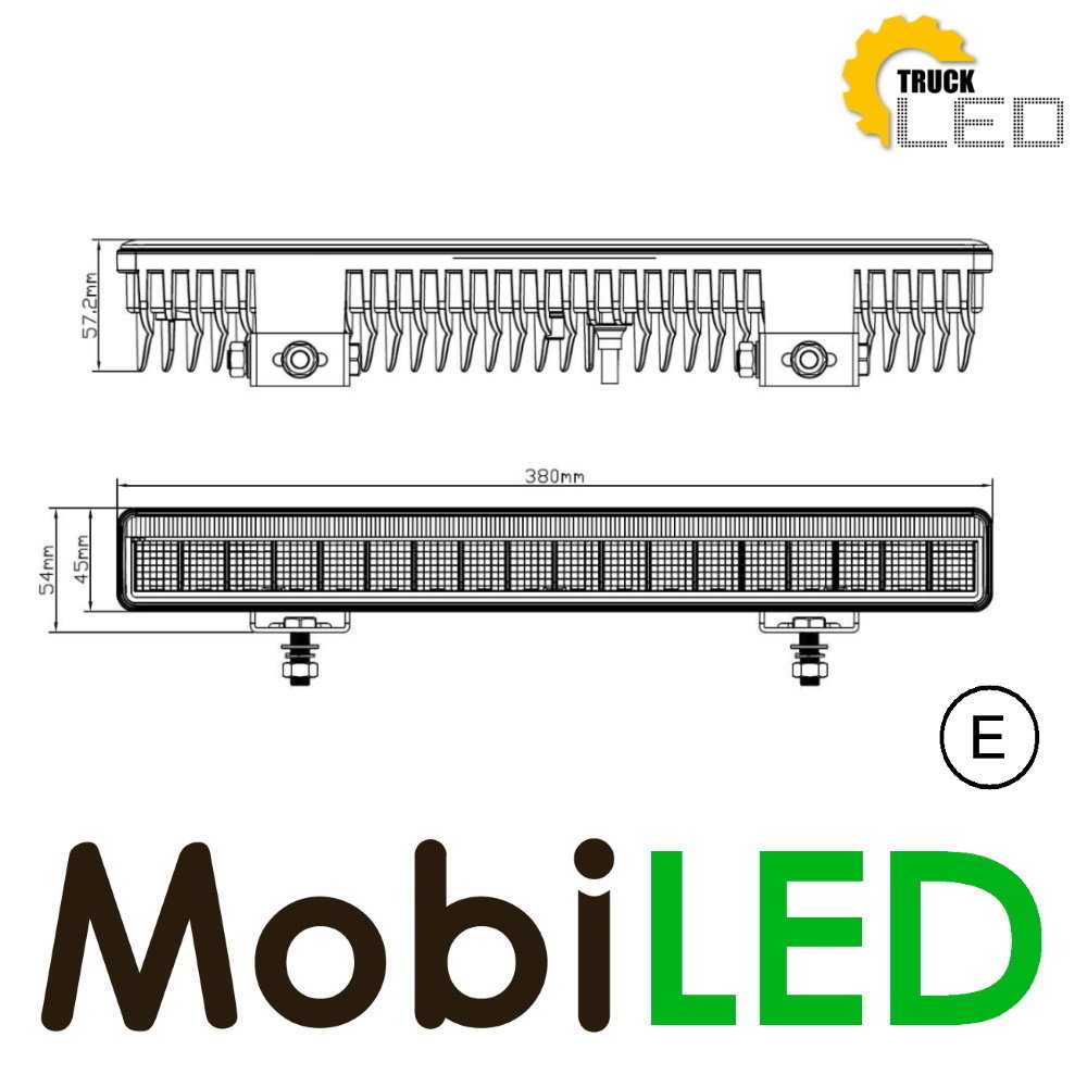 TruckLED Barre lumineuse avec feux de jour E-mark