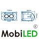 LED bar HD single 20 watt spot E-keur LED bar HD single 20 watt spot E-keur