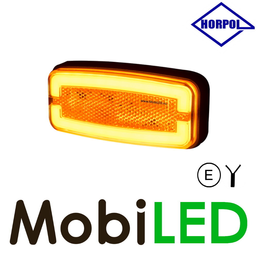 HORPOL Horpol Zijmarkering amber rechthoekig NEON look E-keur