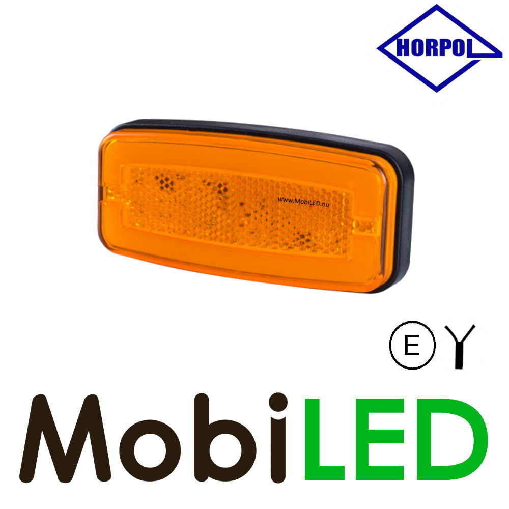 HORPOL Horpol Zijmarkering amber rechthoekig NEON look E-keur