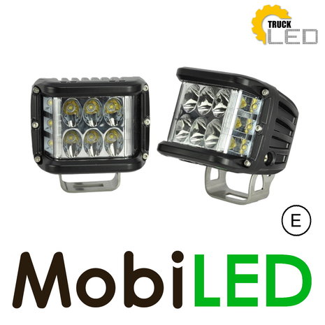 TruckLED Ensemble de Tireurs latéraux 27 watts E-marque TruckLED Ensemble de Tireurs latéraux 27 watts E-marque