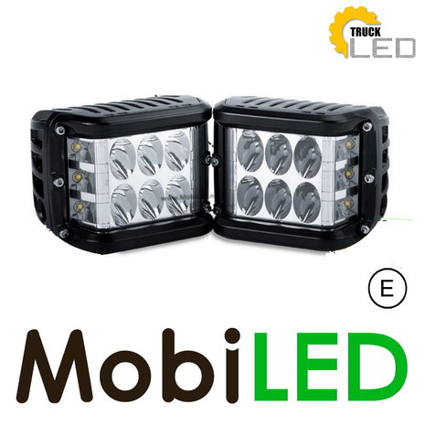 TruckLED Ensemble de Tireurs latéraux 27 watts E-marque TruckLED Ensemble de Tireurs latéraux 27 watts E-marque