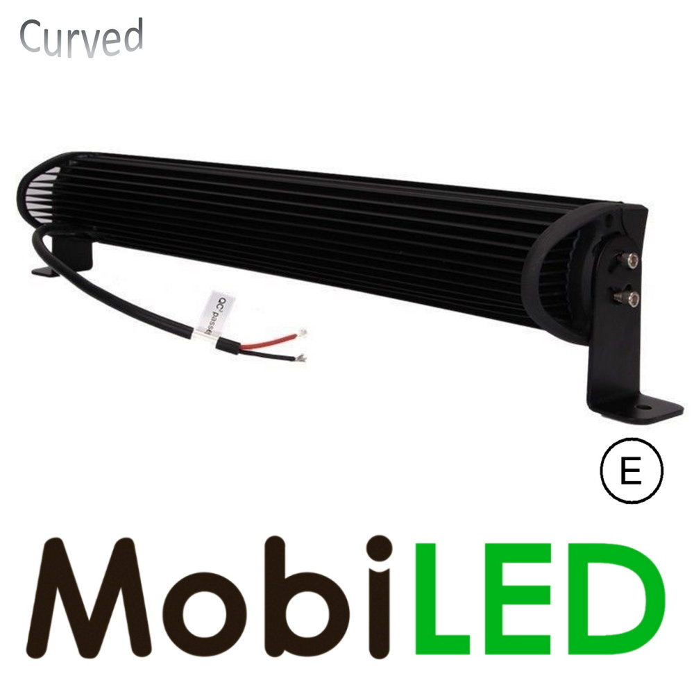 Gebogen lichtbalk 120 watt combi straal Gebogen lichtbalk 120 watt combi straal