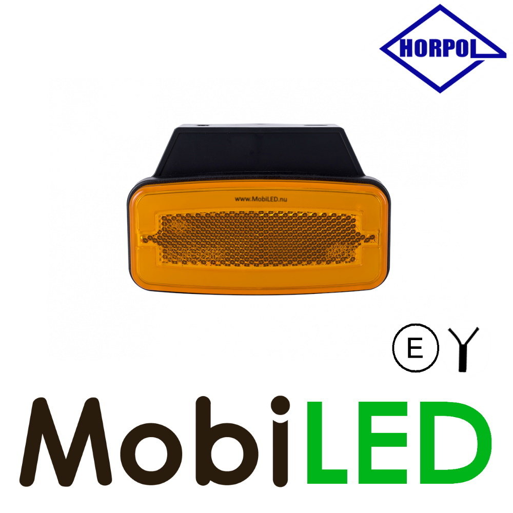 HORPOL Horpol Side marker rectangular amber NEON look E-mark