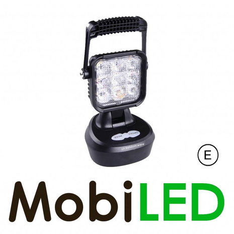 Rechargeable LED work lamp Amber / White 9 watts 12-220 volts Rechargeable LED work lamp Amber / White 9 watts 12-220 volts