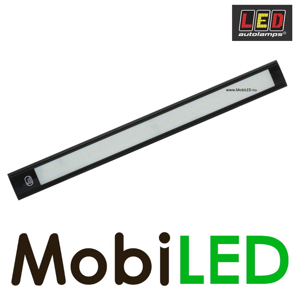 LED autolamps Éclairage intérieur en aluminium noir 12 volts 410 mm LED autolamps Éclairage intérieur en aluminium noir 12 volts 410 mm